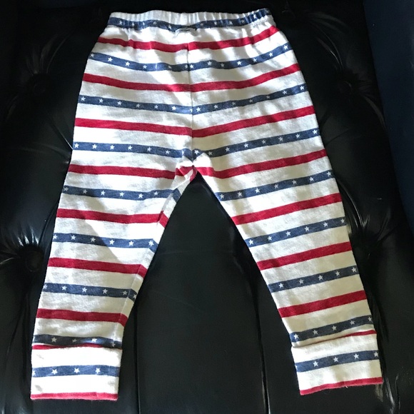 Red, White & Blue Stars & Stripes Joggers sz 18-24 - Picture 4 of 5